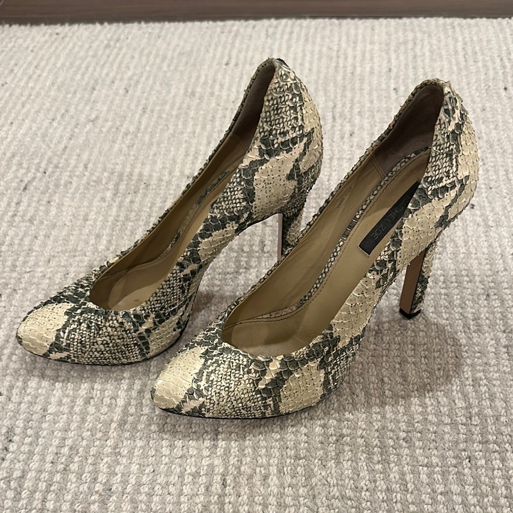 Rachel Zoe python pumps - Picture 4 of 9